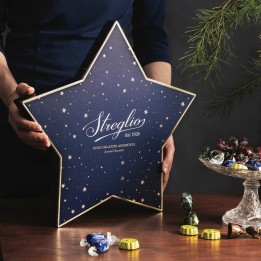 Scatola regalo stella assortita 450 g - Streglio