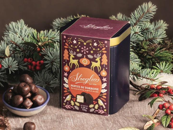 Latta pepite torrone ricoperto 150 g - Streglio