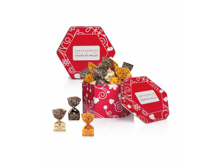 Latta Floral tartufini 140 g - Antica Torroneria