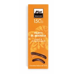 Filetti arancia ricoperta 75 g - Maglio