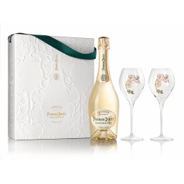 Blanc de Blancs cofanetto con flûte - Perrier-Jouët
