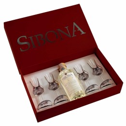 Poker Nebbiolo 50 cl + 4 calici - Sibona