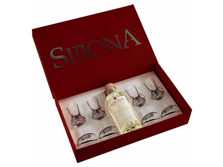 Poker Nebbiolo 50 cl + 4 calici - Sibona