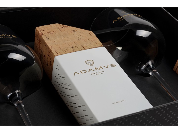 Cofanetto Adamus Dry Gin 70 cl con balloon - Adamus