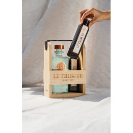 Wooden Pack Mezcal 70 cl con 2 Pink Grapefruit - Le Tribute