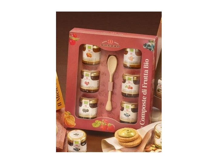 Cofanetto 6 composte e paletta 240 g - Brezzo
