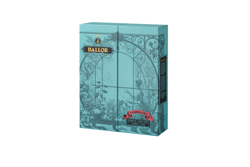 Il Giardino di Emilie Gin 70 cl con 2 toniche 2 tumbler e jigger - Ballor
